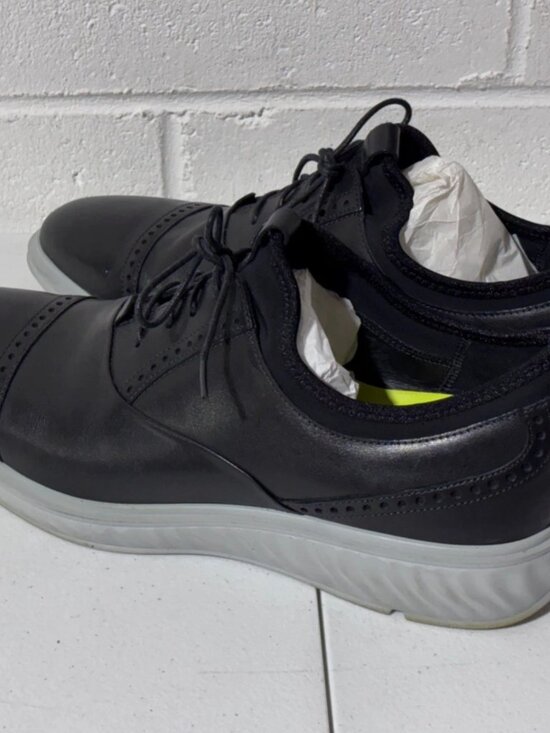 Ecco Mens Shoes St.1 Hybrid Lite Sneaker Sz 13 US Worn Twice with Box Black Gray main image 7